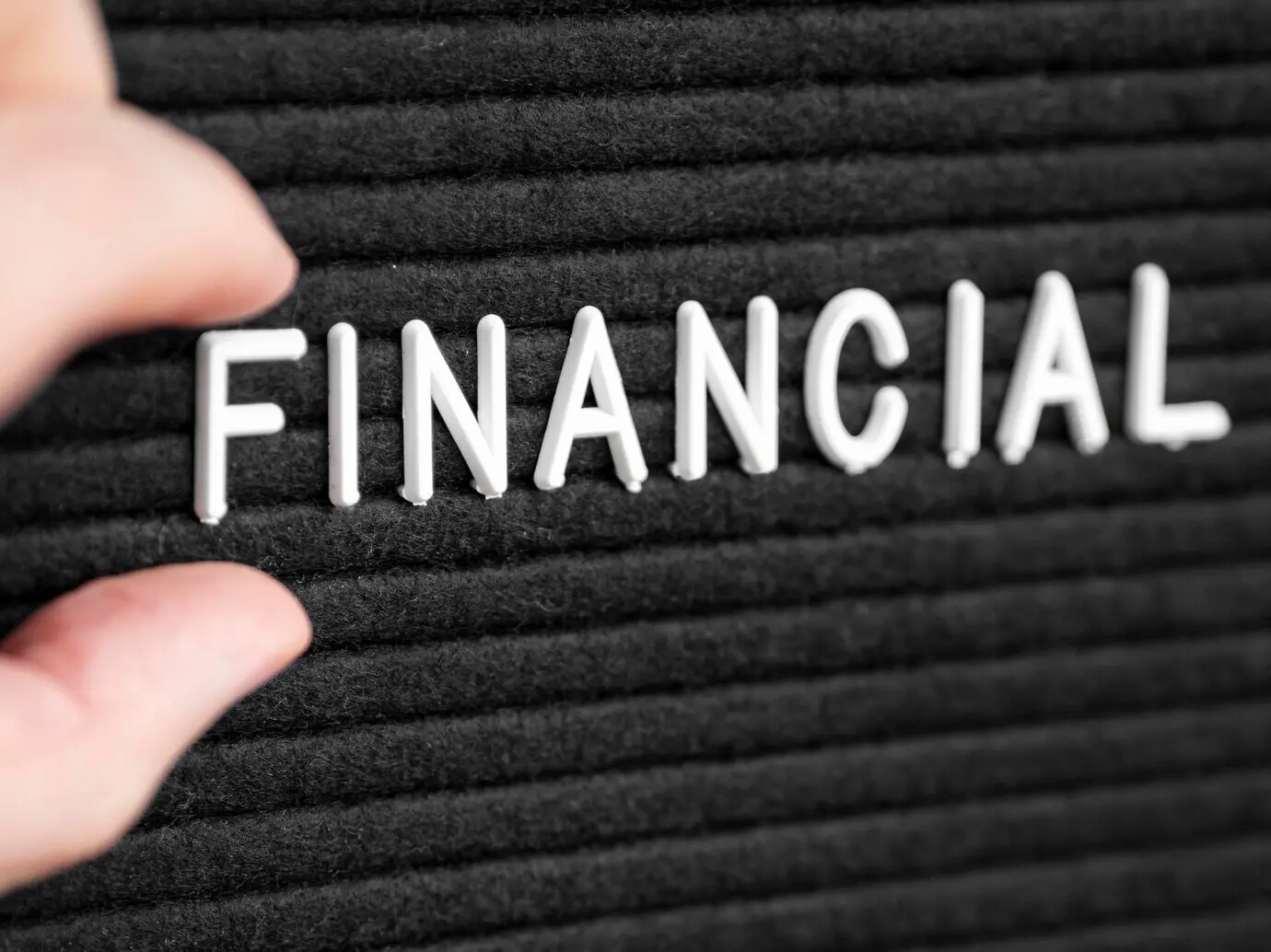 Close-up shot of an economy concept